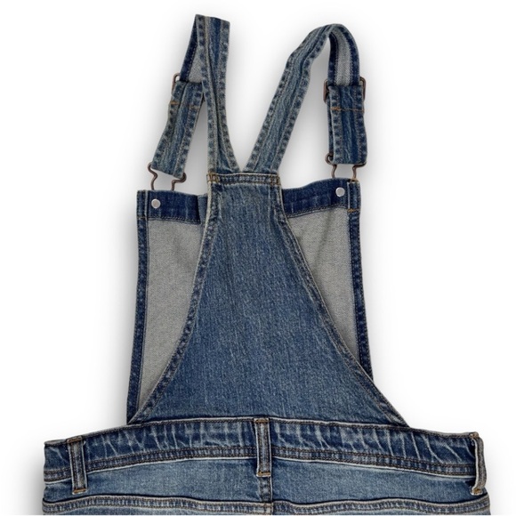 ❤️ NWT CAT & JACK Rolled Hem Denim Shortalls Overall Shorts Classic 80s 90s - Picture 7 of 11